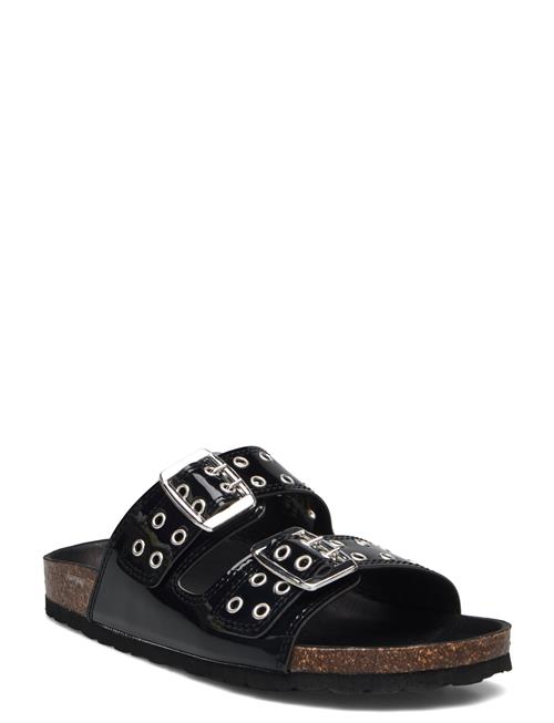 Bianco | Biamiami Two Buckle Slide Patent Leather | 40