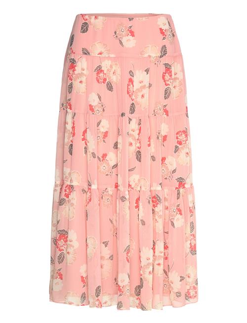 Lauren Ralph Lauren | Floral Crinkle Georgette Tiered Skirt | 36