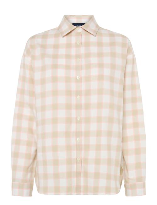 Lexington Clothing | Oversized Organic Cotton Check Flannel Shirt | L