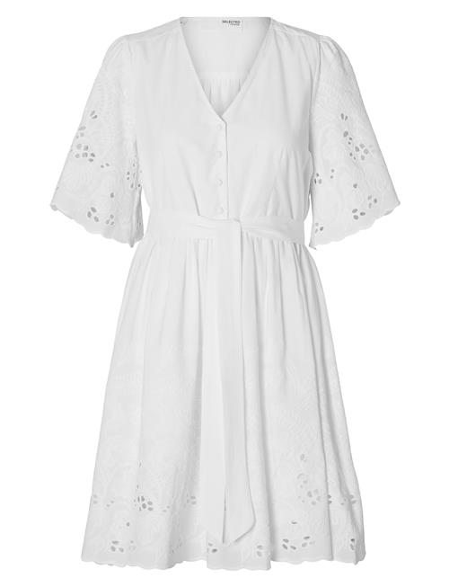 Selected | Slfdahlia Ss Short Broderi Dress Noos | 36