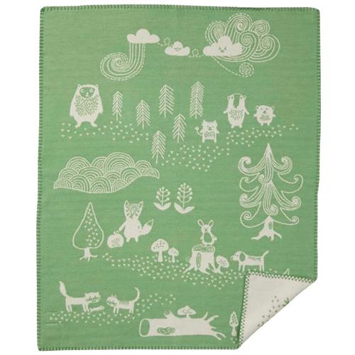 Klippan Yllefabrik Little Bear  Green  Green One Size Cotton Grøn  One Size