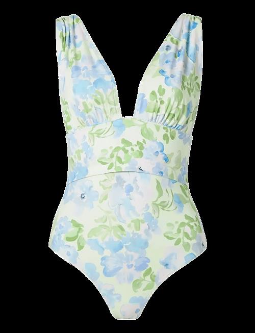 Malina | Alvina Open Back Plunge Swimsuit | S