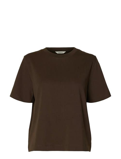 Selected | Slwessential Ss Boxy Tee Noos | L