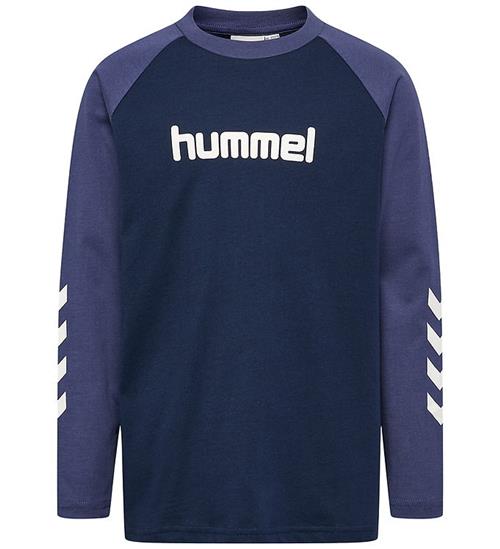 Hummel Bluse - hmlJR Logo - Dress Blues/Blue Indigo