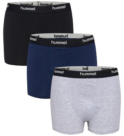 Hummel Boxershorts - hmlJR NALLE BOXERS - 3-pak - Grey Melange/D