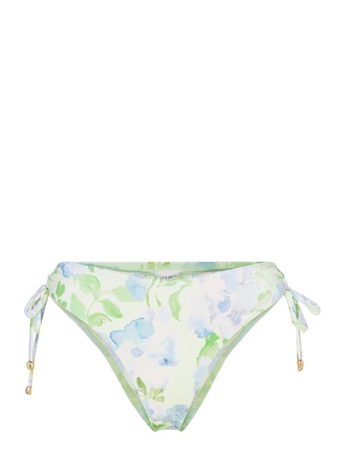 Malina | Blanka Printed Drawstring Bikini Bottoms | L