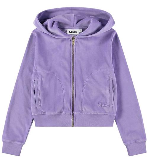 Molo Cardigan - Velour - Milla - Violette