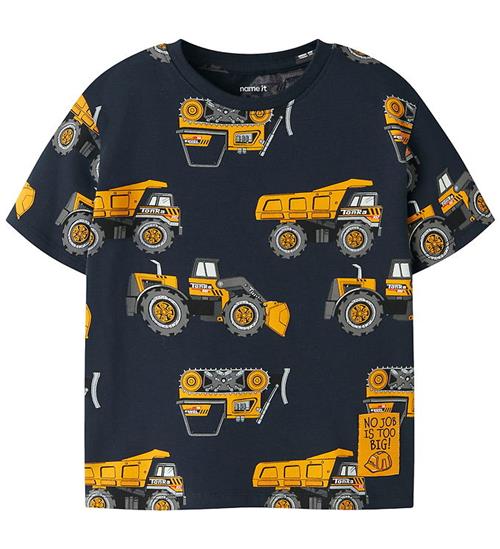 Name It T-shirt - Tonka - NmmJimmy - Navy Blazer m. Print