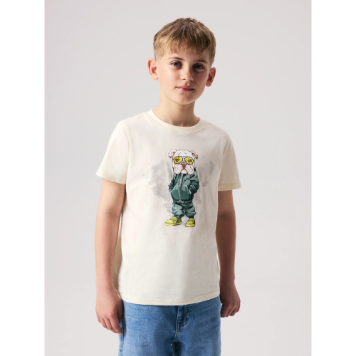 NAME IT T-shirt Legu Antique White