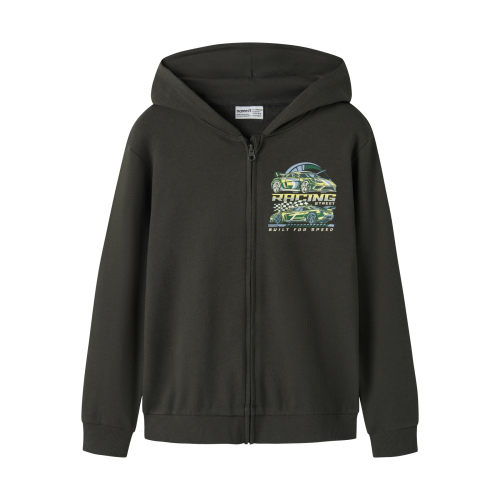 NAME IT Sweat Cardigan Voltinus Peat Racing