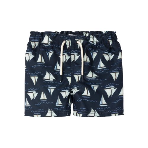 NAME IT Badeshorts Zimon Dark Sapphire Boat