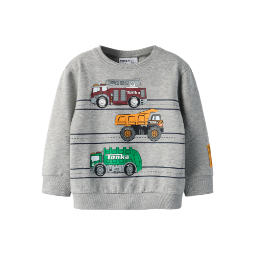 NAME IT Sweatshirt Jorge Tonka Grey Melange