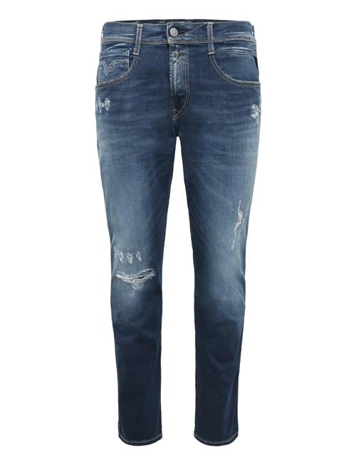 Replay | Anbass Slim Hyperflex Re-Used Xlite Sustainable Denim Trousers Dark Blue | 27 x 32