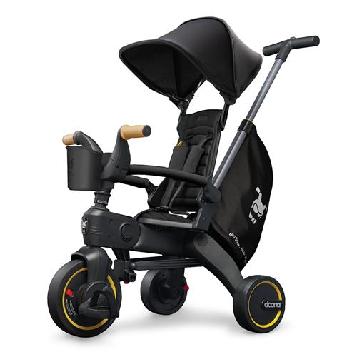 Doona Liki S5 Trehjulet Cykel Nitro Black  Nitro Black One Size  Sort  One Size  Drenge, Piger