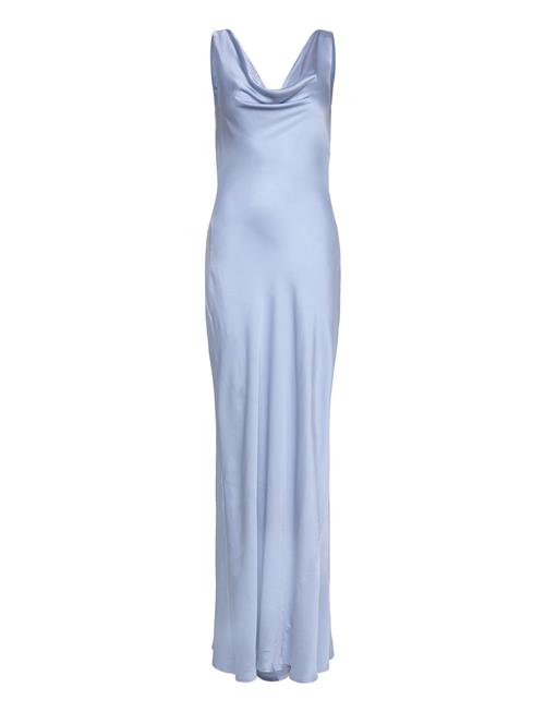 Malina | Leah Cowl Neck Satin Maxi Dress | XL