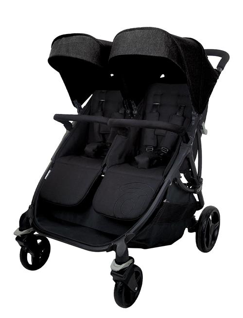 Asalvo | Asalvo Stroller Double Bro, Black | ONE SIZE
