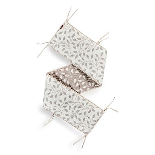 Quax Spjælbeskyttelse I Musselin Leaf  Leaf One Size  Hvid  One Size  Drenge, Piger