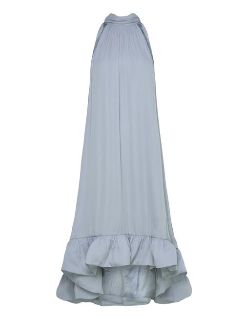 Malina | Sabrina Halterneck Ruffled Midi Dress | M