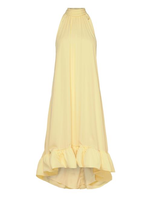 Malina | Sabrina Halterneck Ruffled Midi Dress | S