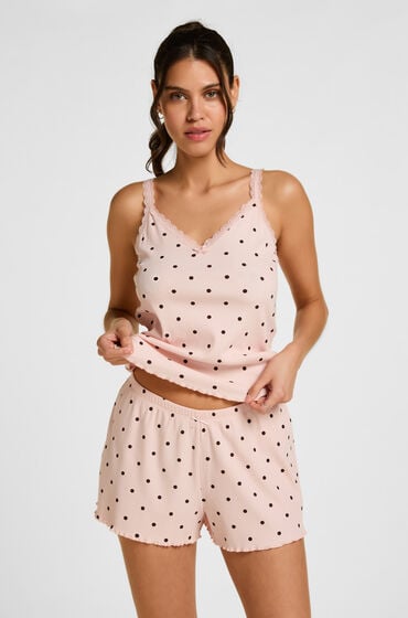 Hunkemöller Pyjamas Shorts Lyserød