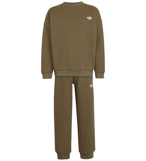 adidas Originals Sæt - Bluse/Bukser - Olive Strata