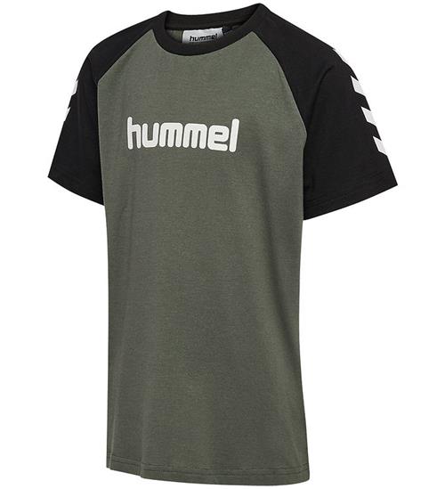 Hummel T-shirt - HmlJR Logo - Castor Gray