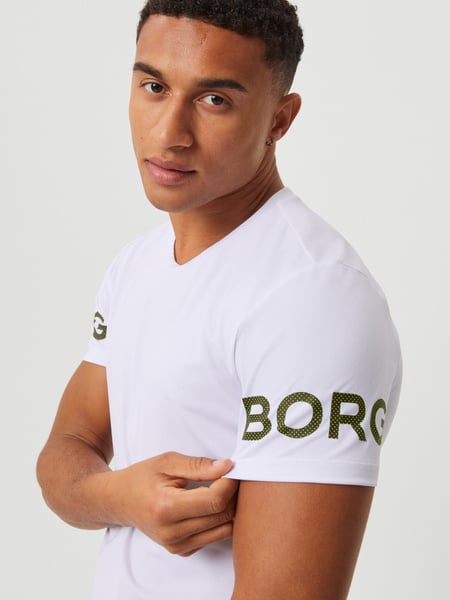 Björn Borg Borg T-shirt Hvid, XXL
