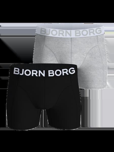 Björn Borg Organic Cotton Stretch Boxers 2-pack Sort, XXL