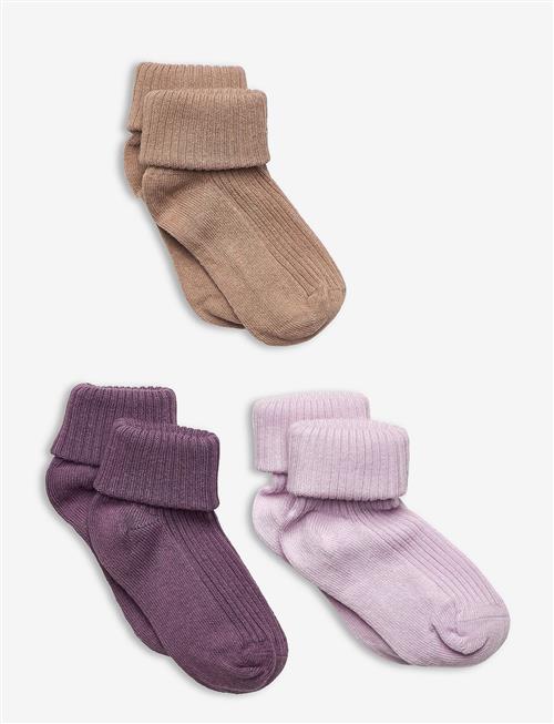 Minymo | Baby 2X2 Rib Sock (3-Pack) | 19-22