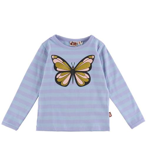 DYR-Cph Bluse - Dyrroar - Lila/Baby Blue Sommerfugl