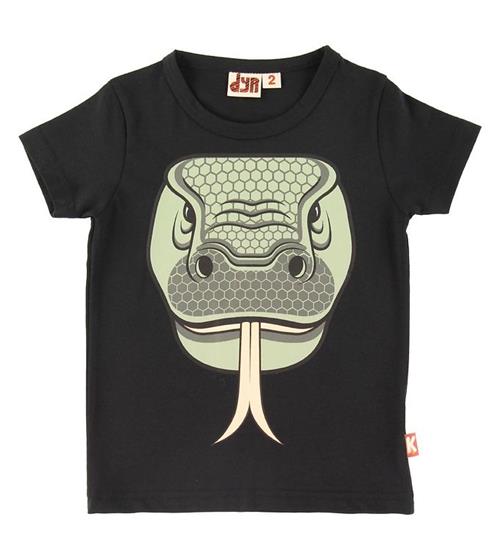 DYR T-shirt - Growl - Sort m. Komodovaran