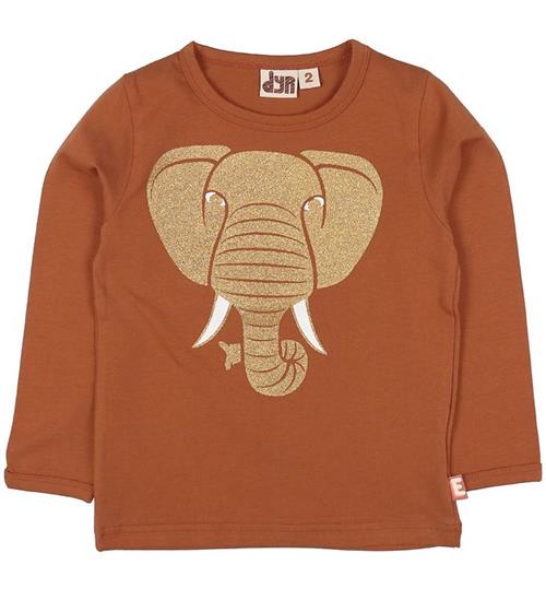 DYR Bluse - Roar T - Rust m. Elefant