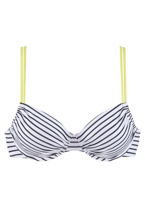 Se VENICE BEACH Bikinioverdel  gul / sort / hvid hos About You