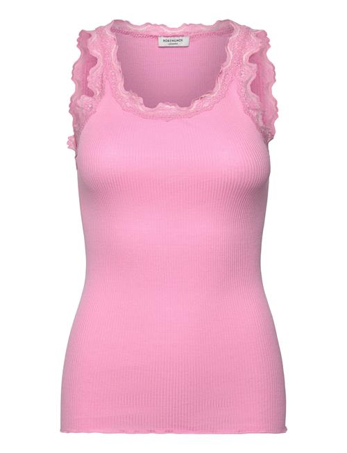 Rosemunde | Rwbabette Silk Sl U-Neck Long Lace | L