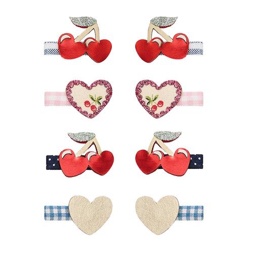 Mimi & Lula Mini Red Cherries Mon Cheri 8 Hårklemmer Multi  Multi-3-8  years  Rød  3-8 år  Piger