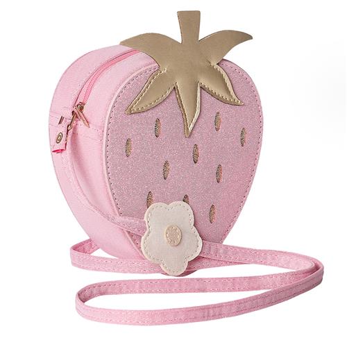 Mimi & Lula Mini Strawberry Spring On The Farm Cross Body-taske Pink  Pink-3-8 Y  Lyserød  3-8 år  Piger