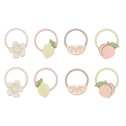 Mimi & Lula Mini Citrus Peaches And Cream 8-pak Hårponyer Multi  Multi  One Size  Lyserød  One Size 3-8 Years Piger