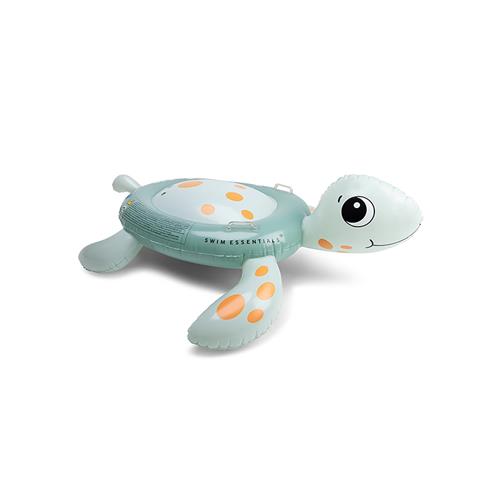 Swim Essentials Oppusteligt Legeredskab, Man Kan Køre På Turtle  Turtle One Size  Grøn  One Size 6 Y+ Drenge, Piger