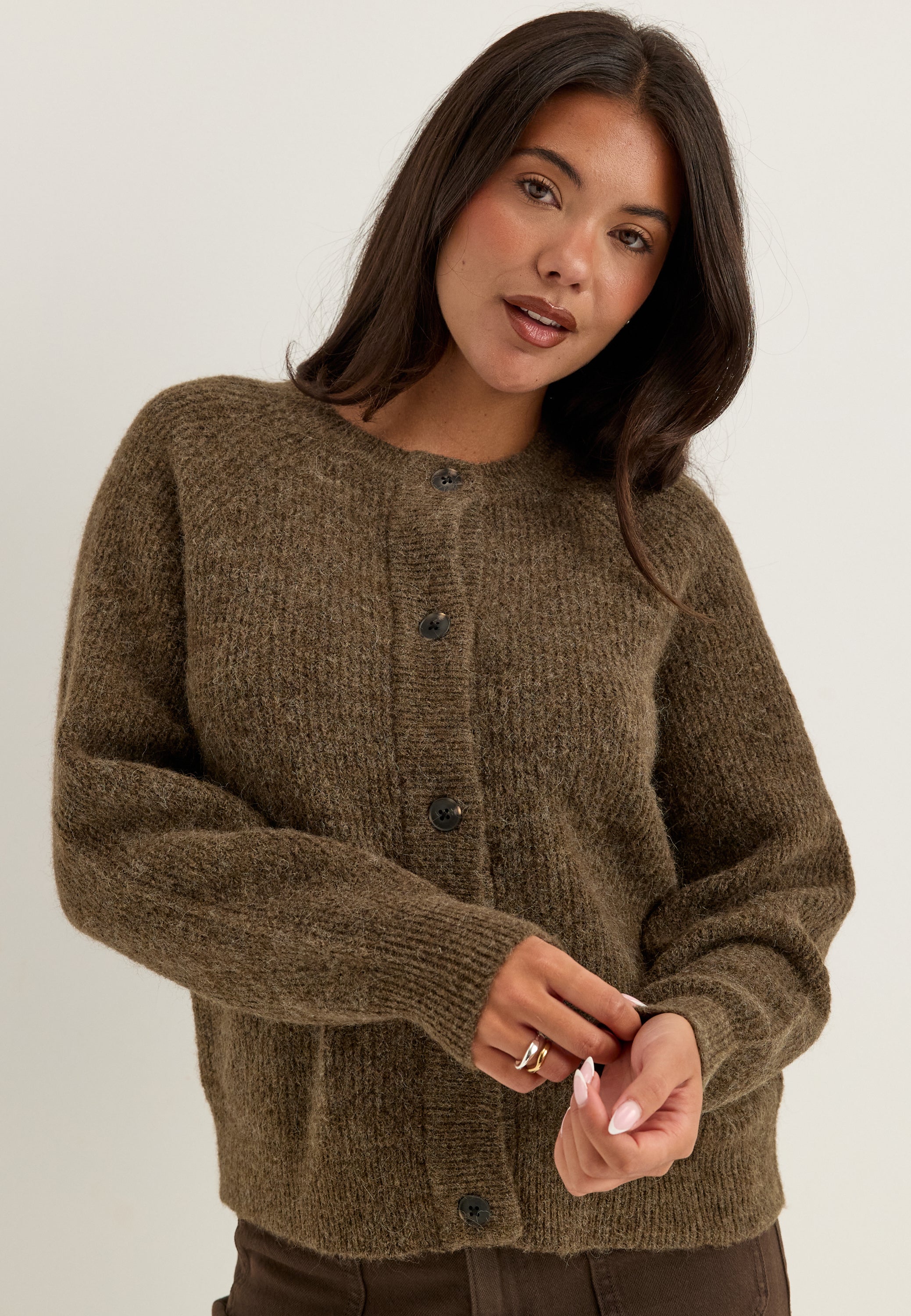 SELECTED Slflulu Ls Knit Short Cardigan