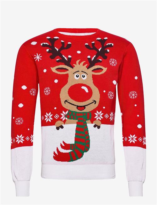 Happy Seasons | Rudolfs Julesweater Rød | L