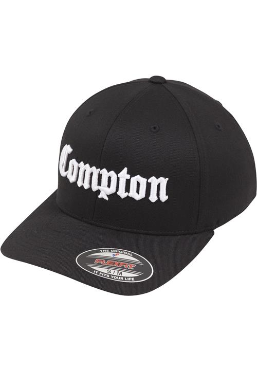 Mister Tee Hætte 'Compton'  sort / hvid