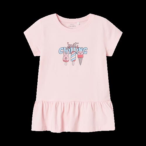 NAME IT Kortærmet Tunika Viane Parfait Pink
