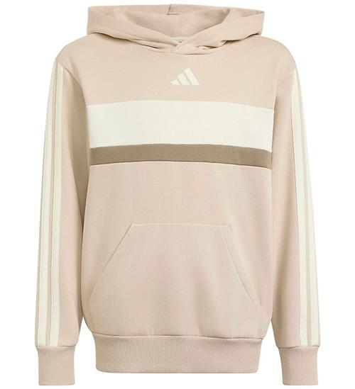 adidas Performance Hættetrøje - J 3S TIB FL HD - CRLI/OWHITE/KHA