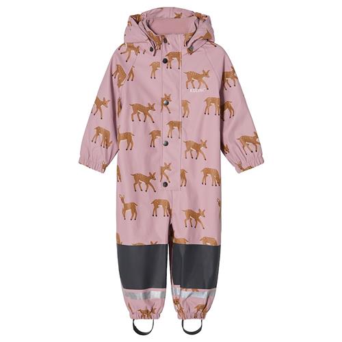 Kuling Douglas Foret Regndragt Dusty Pink Deer  Dusty Pink Deer-110/116 cm  Lyserød  110/116 cm  Drenge, Piger