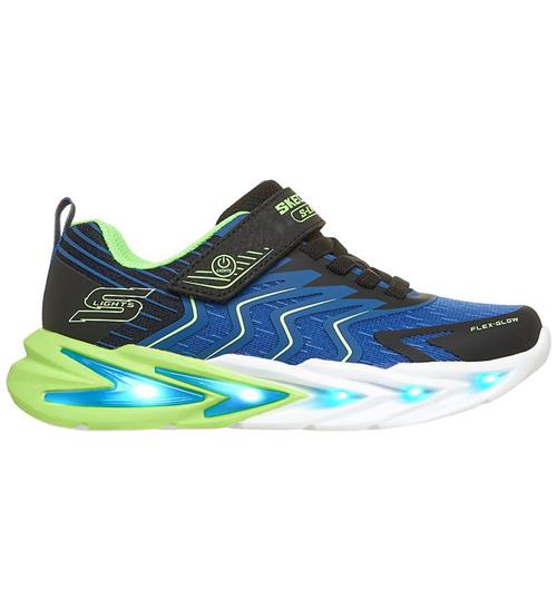 Skechers Sko m. Lys - Flex-Glow Ultra - Prism-Pacer - Black