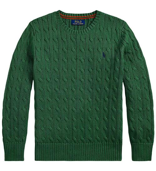 Polo Ralph Lauren Bluse - Strik - Cable - Verano Green