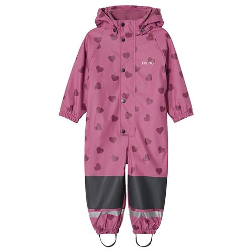 Kuling Douglas Foret Regndragt Mauve Hearts  Mauve Hearts-74/80 cm  Lyserød  74/80 cm  Drenge, Piger