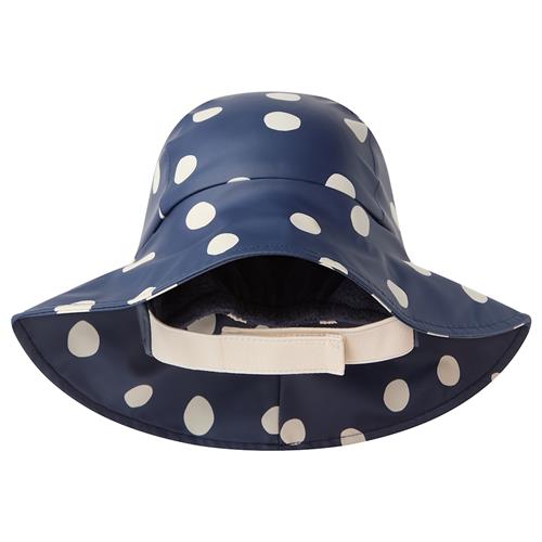 Kuling Vasa Regnhat Navy Polka Dots  Navy Polka Dots-52 cm  Marineblå  52 cm  Drenge, Piger