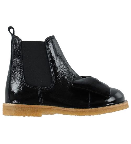 Se Angulus Støvler - Chelsea - Black/Black hos KidsWorld