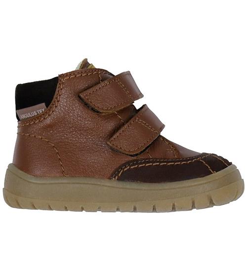 Angulus Vinterstøvler - Tex - Cognac/Sun Yellow/Dark Brown